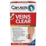 Carusos Veins Clear 60 Tablets