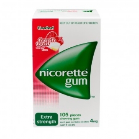 Nicorette Gum Fresh Fruit  4mg 105