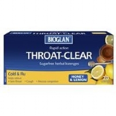 Bioglan Throat Clear Loz Honey and Lemon 20