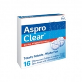 Aspro Clear Extra Strength Pain Relief 16 Soluble Tablets