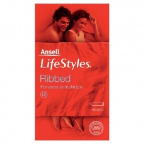 Ansell LifeStyles Ribbed 12