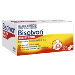 Bisolvon Chesty Forte 8mg 100 Tablets