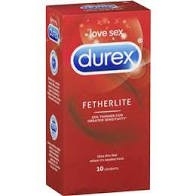 Durex Fetherlite Ultra Thin Feel Condoms Extra Sensitive 10 Pack