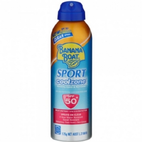 Banana Boat Sport Coolzone Clear Spray 50+ 175g