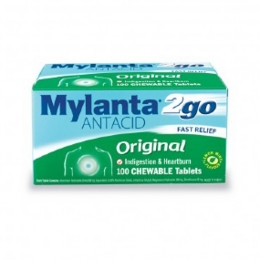 Mylanta 2 Go Antacid Original Tab X 100