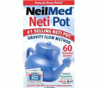 NeilMed's  NetiPot + 60 Sachets
