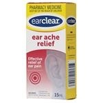 Ear Clear Ear Drops For Ear Ache Relief 15ml