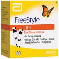 Abbott Freestyle Lite Blood Glucose Strips X 100 