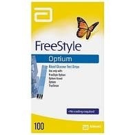 Abbott Optium Glucose Strips X 100 