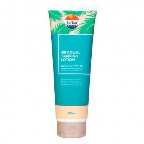 Le Tan Self Gradual Tanning Lotion Coconut Water 250ml