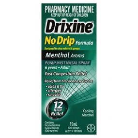 Drixine No Drip Menthol Nasal Spray 15mL