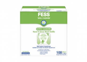 Fess Sinu Cleanse Gentle Nasal and Sinus Wash Sachets 100 Refills