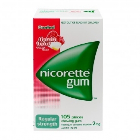 Nicorette Gum Fresh Fruit 2mg 105