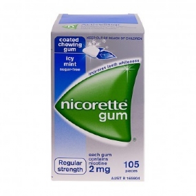 Nicorette Gum Icy Mint 2mg 105