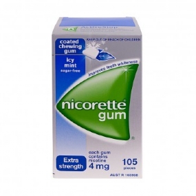 Nicorette Gum Icy Mint 4mg 105