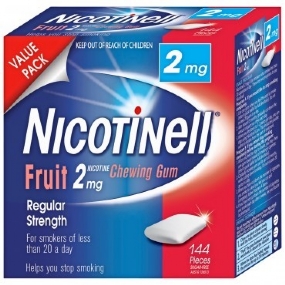 Nicotinell Fruit Chewing Gum 2mg 144 Pieces