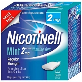 Nicotinell Mint Chewing Gum 2mg 144 Pieces