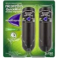 Nicorette QuickMist Mouth Spray Freshmint Duo