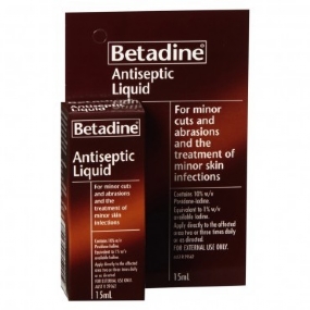 Betadine Antiseptic Liquid 15mL