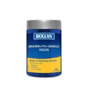 Bioglan Brahmi + PS + Ginkgo Focus 50 Capsules