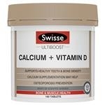 Swisse Ultiboost Calcium + Vitamin D 150 Tablets