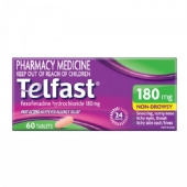 Telfast 180mg 60 Tablets