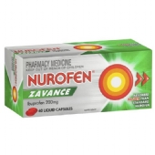 Nurofen Zavance Liquid Capsules Pain Relief 200mg 40 Pack