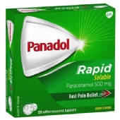 Panadol Rapid Soluble 20 Effervescent Tablets