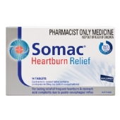 Somac Heartburn Relief 14 Tablets