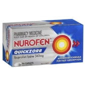 Nurofen Quickzorb Pain Relief Tablets 96 pack Ibuprofen Lysine 342mg