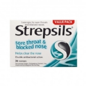 Strepsils Throat and Nose Lozenges 36pk Menthol