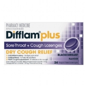 Difflam Cough 24 Lozenges Blackcurrent