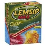 Lemsip Max Cold & Flu With Decongestant Hot Drink 