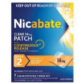 Nicabate CQ Clear Patches 14mg 7 Patches