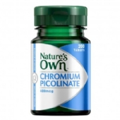 Nature's Own Chromium Picolinate 200 Tabs 