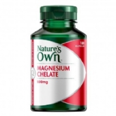 Nature's Own Magnesium Chelate 500mg 180 Capsules 