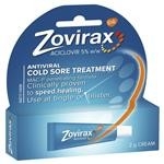 Zovirax Cold Sore Cream Tube 2g